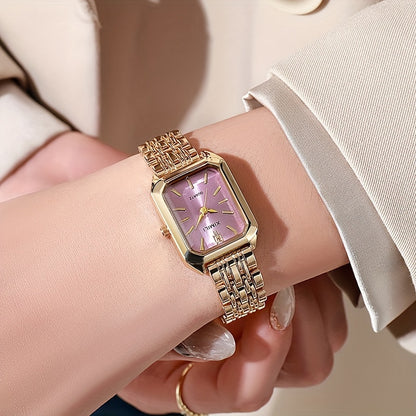New Foreign Trade Women's Watch - Fashionable Simple Square Quartz Wristwatch for Female Students