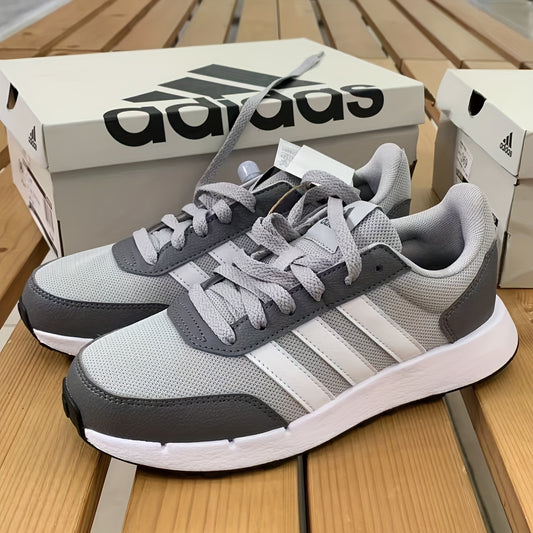 Adidas Women'S Sporty Low-Top Casual Sneakers - Breathable Fabric Upper, Cushioned Comfort & Durable Rubber Sole, All-Season Versatile Shoes for Gym, Walking, Casual Attire - Grey IG6553, Gym Shoes, Sleek Design, Comfortable