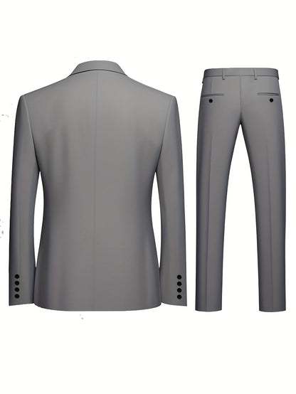 Men's Wedding Party Two-Piece Suit, Including Jacket and Pants