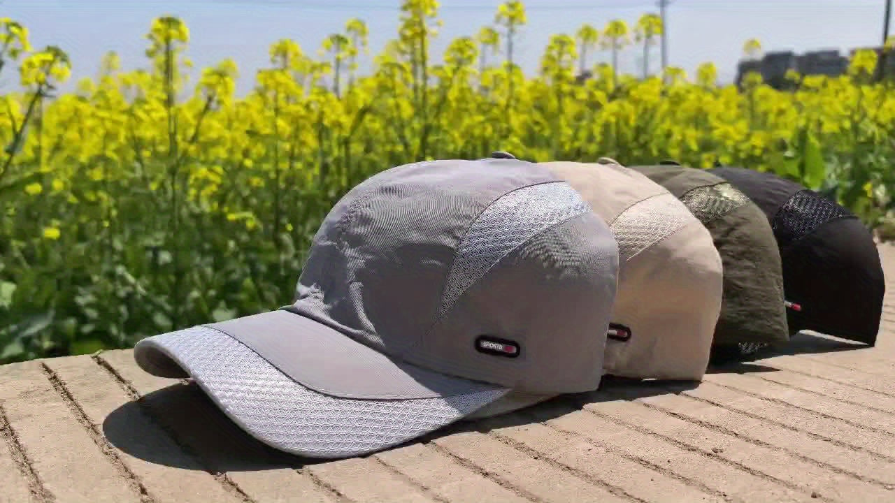 1pc Unisex Quick-Dry Baseball Cap, Versatile Sports Hat for All Seasons!