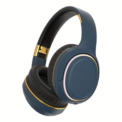 Ultra-large Capacity 400 MAh Wireless Headphones With Ambient Lighting, HIFI Sound Effects, Music All Day Long, 5.3 Chip, Low Latency, High-quality Headphones, Suitable For Travel, Business, Music, Gifts, Work, Phone Calls