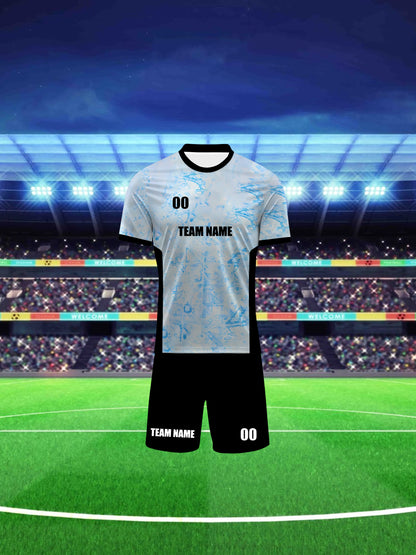 Portugal Ronaldo Round Neck T-Shirt Football Kit Men's Custom Name and Number Adult Jersey New Style Student Competition Team Training Sports Set Comfortable Breathable Quick-Dry Moisture-Wicking Two-Piece Top Bottoms