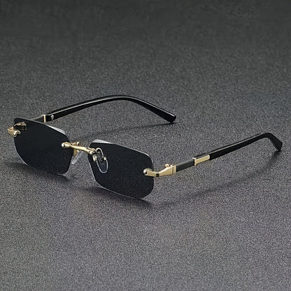 1pc Men'S Square Frame Fashion Glasses - Black PC Lenses with Mirror Finish, Lightweight Plastic Frame for Casual & Hip-Hop Style, Everyday Decorative Eyewear, Hip Hop Accessories, Stylish Accessory, Modern Aesthetic