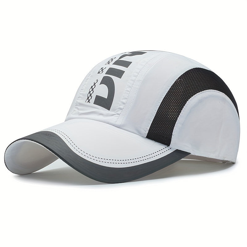 New Summer Quick-Dry Baseball Cap Unisex Youth Fashion Outdoor Sports Sun Protection Breathable Mesh Hat Sunshade Truck Hat