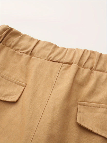 Men's Cargo Pants Outdoor Hiking Multi-Pocket Utility Long Trousers, Casual Style, For All Seasons