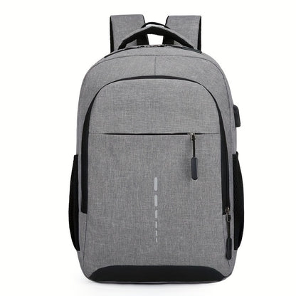 Large Capacity Reflective Oxford Cloth Backpack - Durable College & High School Student Bag with Adjustable Straps, Multiple Compartments, and Padded Laptop Area for Daily Commute & Business Use, Business Backpack | Sporty De