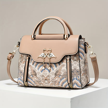 Mother's Day Gift for Mom Bag New Arrival Handbag Vintage Shoulder Crossbody Square Easter Bag