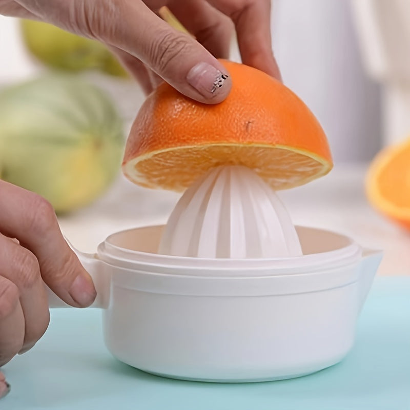 1 հատ Easy-Squeeze Manual Citrus Juicer - երկարակյաց պլաստիկ, կատարյալ է կիտրոնի և նարնջի քամելու համար - Essential Kitchen Gadget