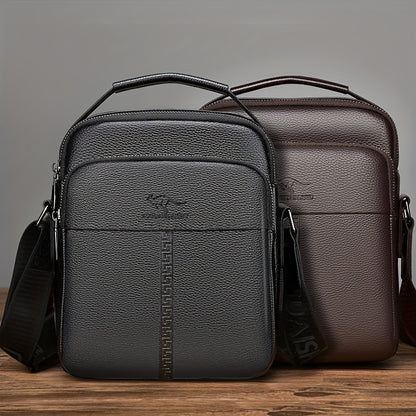 1pc Men's Shoulder Bag, Small Business Handbag, Fashion Casual Backpack