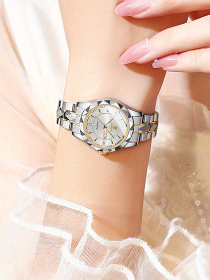 BINBOND Luxury Fashion Calendar Waterproof Women's Quartz Watch