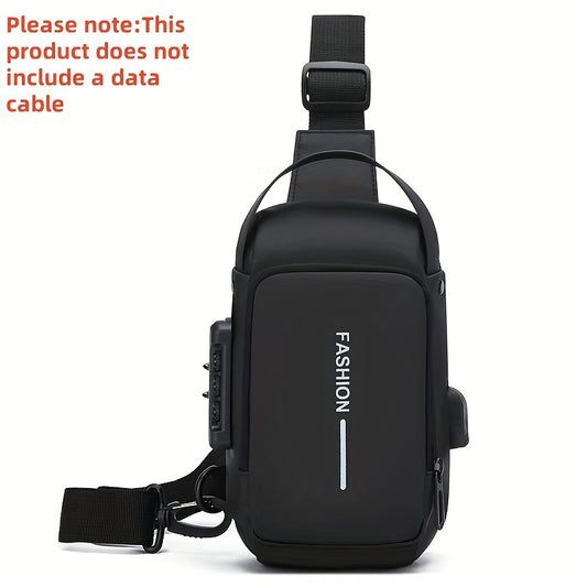 Men's Fashion Chest Bag, Women's Stylish Chest Bag, New Men's Shoulder Crossbody Bag, Trendy Casual Front Sling Bag, Unisex Anti-Theft Multifunctional Lightweight Shopping Tote