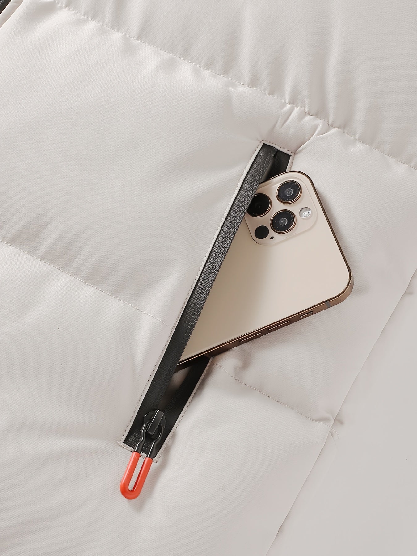 Men's Heavyweight Winter Coat - Full-Zip Cold Weather Jacket, Stand-Up Collar, Exterior Zipper Closure, Machine Washable Outer Shell for Everyday & Formal Wear - Black, Seasonal Layering, Sleek Design, Durable Fabric, Urban C