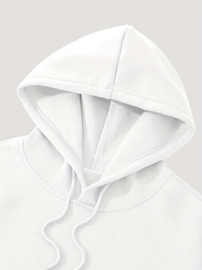 Men'S Casual Fleece-Lined Hoodie - "Sonic" Graphic Print, Loose Fit, Long Sleeve Pullover with Kangaroo Pocket, Black, Fall/Winter Streetwear, Casual Wear Hoodie|Graphic Print Hoodie|Fleece Lined Interior, Sweater Hoodie