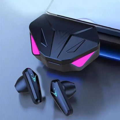 ՆՈՐ X15 Bluetooth անլար խաղային ականջակալներ 65 մվ ցածր լատենտությամբ Fone խաղային ականջակալներ միկրոֆոնով, ձեռքերի ազատ օգտագործման համար