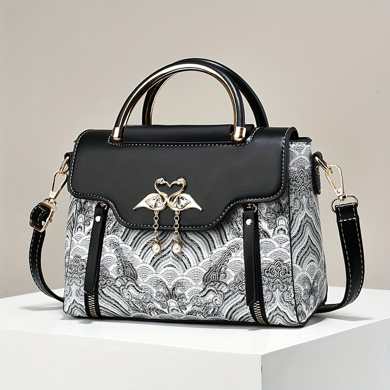 Mother's Day Gift for Mom Bag New Arrival Handbag Vintage Shoulder Crossbody Square Easter Bag