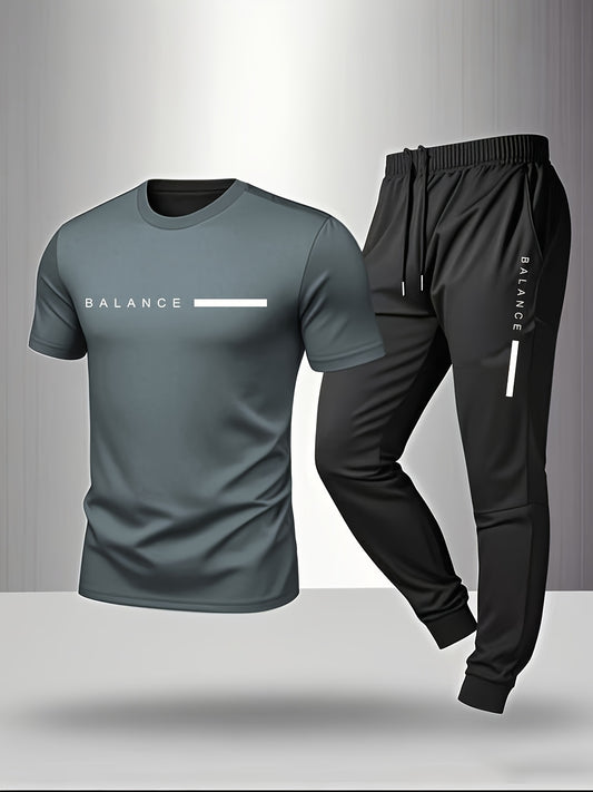 Men's Casual Set Fashion Logo Homewear Gift