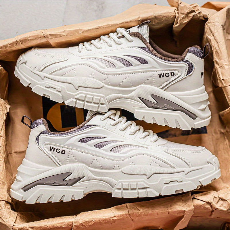 Men'S Shoes 2025 Summer Trendy Breathable Mesh Casual Sneakers Comfortable Lightweight Platform Dad Shoes Thick Sole Mesh Versatile Men'S Sports Shoes Special Offer