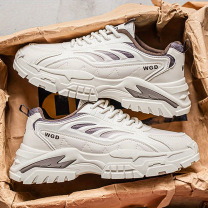 Men'S Shoes 2025 Summer Trendy Breathable Mesh Casual Sneakers Comfortable Lightweight Platform Dad Shoes Thick Sole Mesh Versatile Men'S Sports Shoes Special Offer