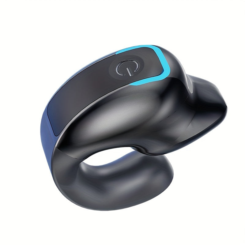 Clip-On Wireless Earbuds with Long Battery Life, Universal Phone Control, And Voice Noise Cancellation - Ideal for Exercise And Compatible with All Smartphones, Secure Fit Clip-On Design, Calls, Videos, And Music Playback, Wi