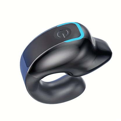 Clip-On Wireless Earbuds with Long Battery Life, Universal Phone Control, And Voice Noise Cancellation - Ideal for Exercise And Compatible with All Smartphones, Secure Fit Clip-On Design, Calls, Videos, And Music Playback, Wi