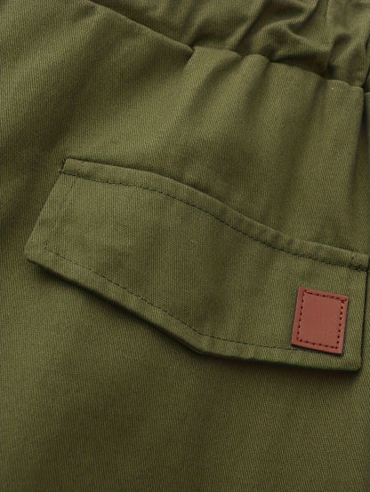 Men's Cargo Pants Outdoor Hiking Multi-Pocket Utility Long Trousers, Casual Style, For All Seasons