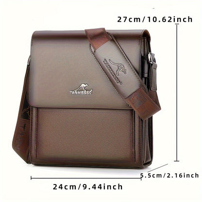 Double layered design Men's bag shoulder bag crossbody bag business bag Men's bag casual backpack small bag trendy bag suitable for travel and work