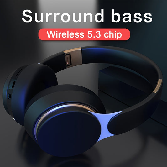 07S Wireless Over-Ear Headphones - Wireless 5.3, Long Battery Life, Soft Earmuffs, HD Sound, Portable & Adjustable for Outdoor Sports and Commuting, Outdoor Sports Headphones|Modern Wireless Headphones|Comfortable Earmuffs