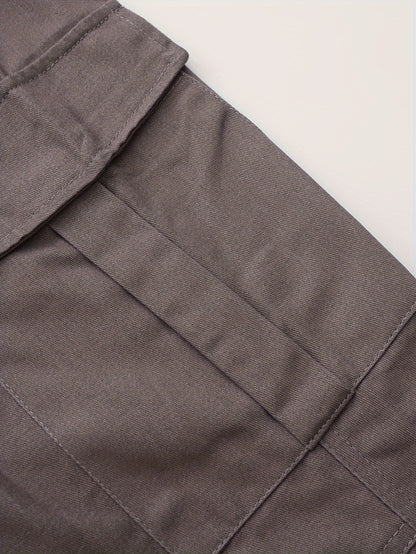 Men's Cargo Pants Outdoor Hiking Multi-Pocket Utility Long Trousers, Casual Style, For All Seasons