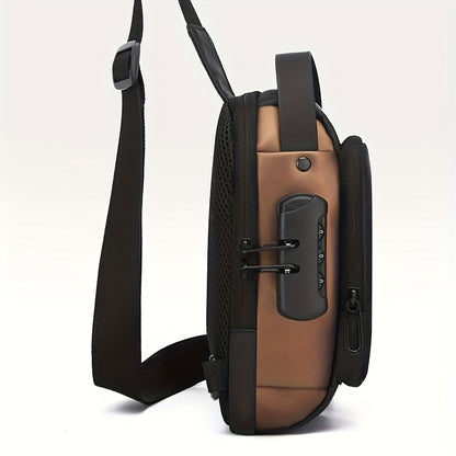 Men's Fashion Chest Bag, Women's Stylish Chest Bag, New Men's Shoulder Crossbody Bag, Trendy Casual Front Sling Bag, Unisex Anti-Theft Multifunctional Lightweight Shopping Tote