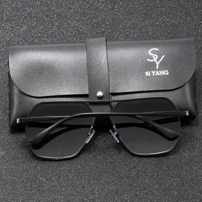 SIYANG Brand Men's Toad Classic Casual Glasses Color Changing Glasses - Day and Night Glasses - Suitable for Gift Giving with Exquisite Packaging, Eyeglass Case and Cloth