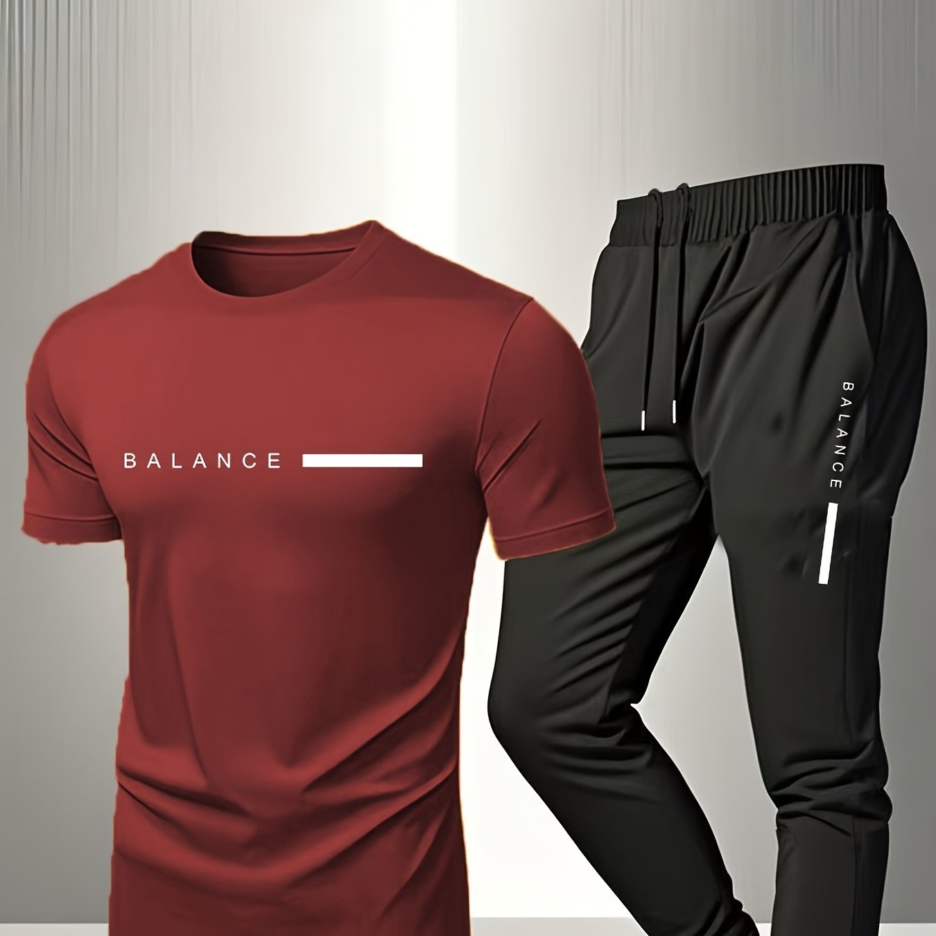 Men's Casual Set Fashion Logo Homewear Gift
