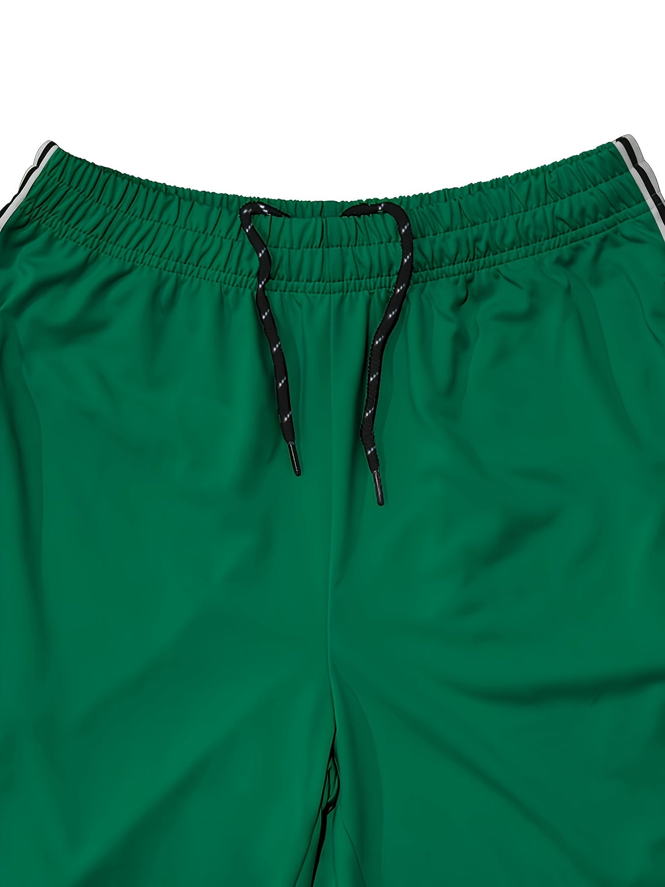 Men's Casual Athletic Joggers - Striped, Breathable Polyester Blend with Pockets for Running & Fitness, Perfect for Spring/Fall