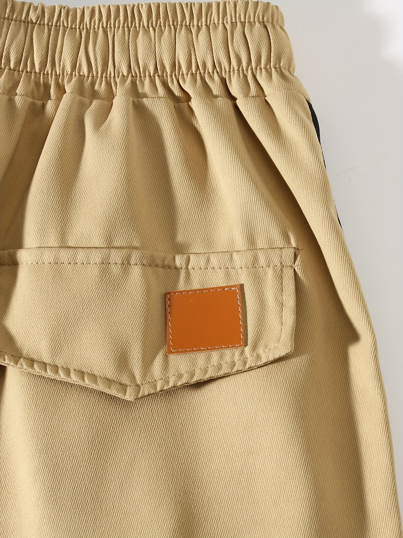 Men's Striped Track Pants With Multi Pockets, Active Drawstring Joggers For Outdoor Activities Gift