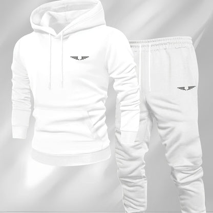 Men'S Casual Fleece-Lined Hoodie - "Sonic" Graphic Print, Loose Fit, Long Sleeve Pullover with Kangaroo Pocket, Black, Fall/Winter Streetwear, Casual Wear Hoodie|Graphic Print Hoodie|Fleece Lined Interior, Sweater Hoodie