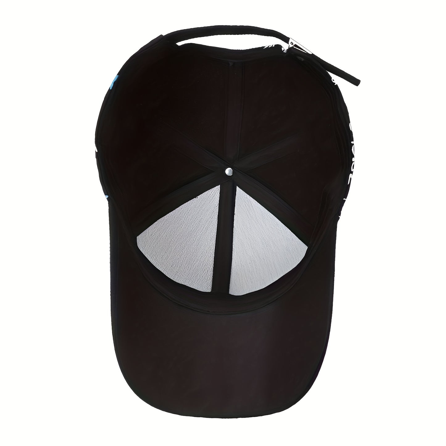 Stylish baseball cap with cool graffiti letter print, hard top, trendy hip-hop design, versatile sun protection hat for both European and American styles, available in 4 colors