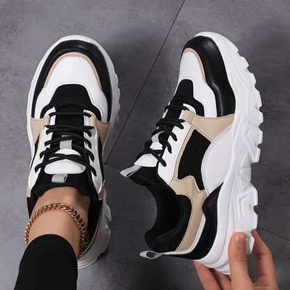 Lumirest Women'S Sports Shoes, Lightweight And Stylish, Casual And Fashionable Women'S Shoes, Lace-Up And Comfortable Outdoor Walking Shoes, Women'S Running Shoes, Non-Slip And Wear-Resistant Thick Soles
