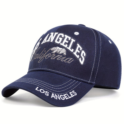 LOS ANGELES Embroidered Hip Hop Cap - Adjustable, Lightweight & Stylish Sun Hat for Men and Women