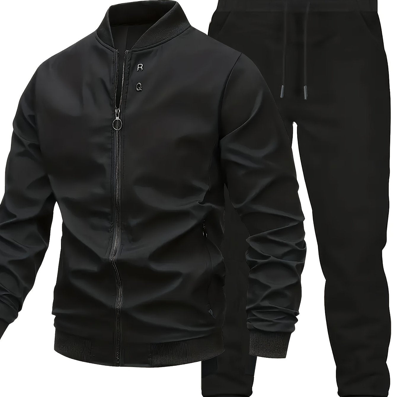 Sports Suit Men'S Spring and Autumn Casual Jacket Set with Matching Men'S Wear