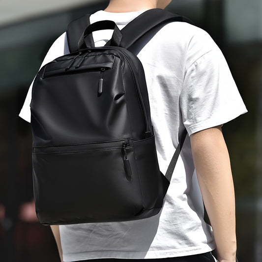Men's Double Shoulder Bag Classic Trendy Versatile Fashion Backpack Large Capacity Computer Bag