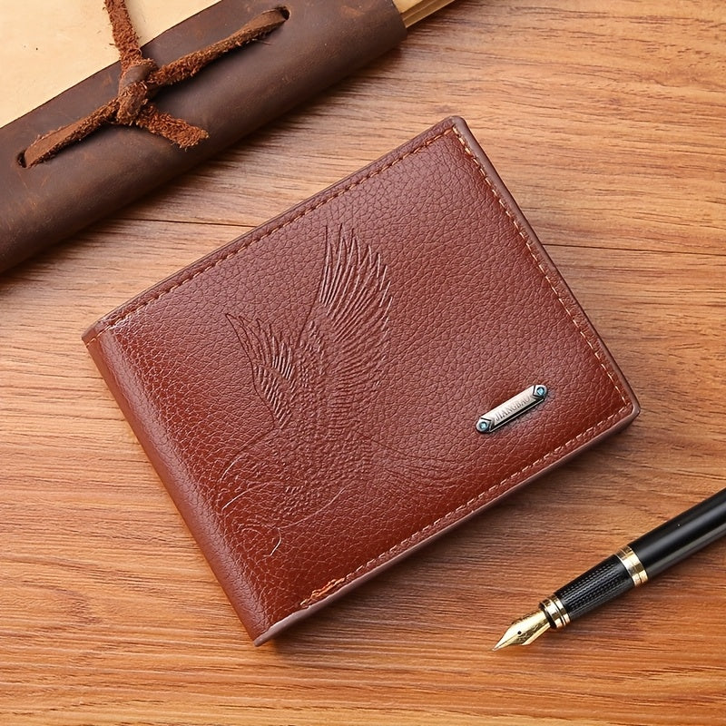 New Men's wallet with multiple card slots, fashionable business short wallet directly supplied by JIANGBAO factory