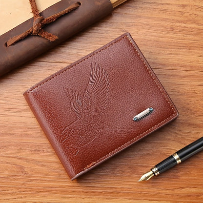 New Men's wallet with multiple card slots, fashionable business short wallet directly supplied by JIANGBAO factory