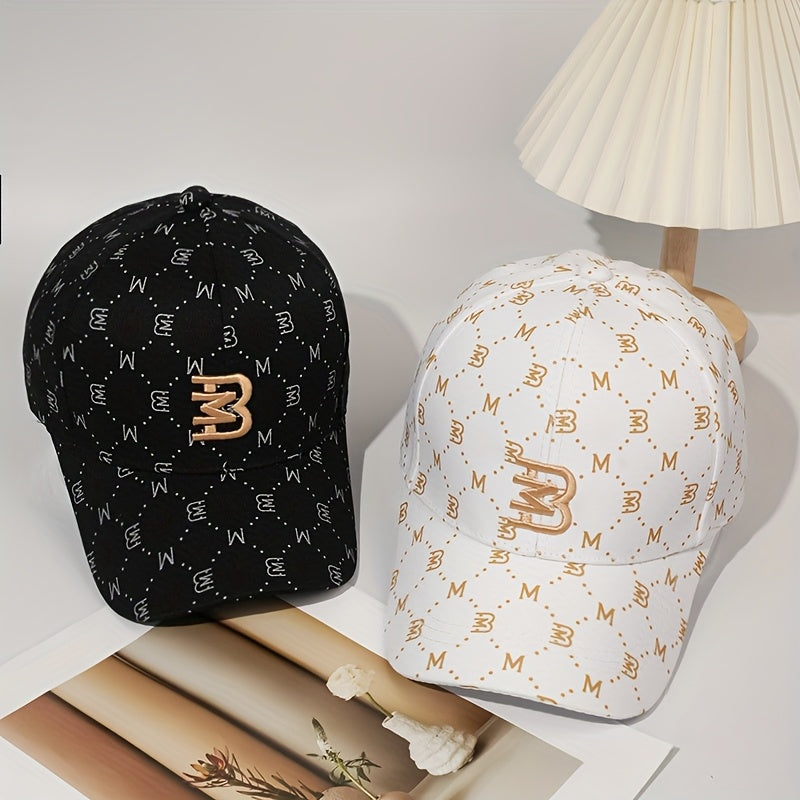 2pcs Baseball Caps for Women & Men - Beige/Black/ Pink/, Adjustable Snapback Closure, Breathable Hats for Sports, Outdoor, Parties - Unisex Sun Hats for Everyday & Formal Events, Baseball Hat, Summer Headwear, Stylish Snapbac