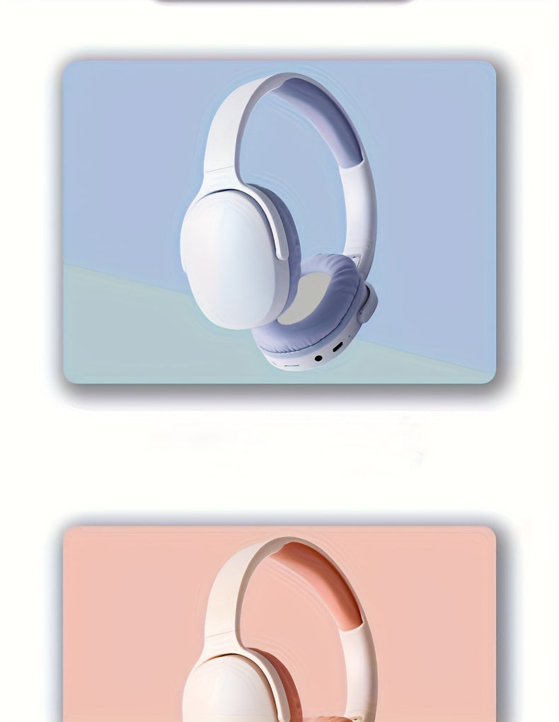 New wireless earphones, comfortable foldable earphones, suitable for tablets/PC/TV/phones/birthdays/Easter travel gifts. Wireless Earphones Folding Soundproofing Earphones, Comfortable Leather Paired with Wireless Earphones.