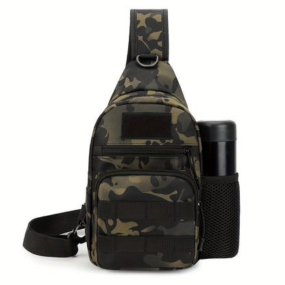 New Style Chest Bag for Outdoor Sports, Casual Men'S Shoulder Crossbody Backpack for Hiking And Travel.