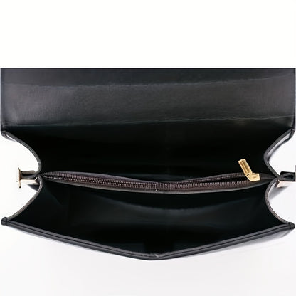Mini Checkered Crossbody Bag, Fashion Top Handle Square Purse, Casual Shoulder Bag For Women
