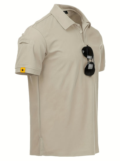 2pcs Men's Casual Shirts - Breathable, Stretch Fabric with Button Detail, Summer Wear, Men's Shirts