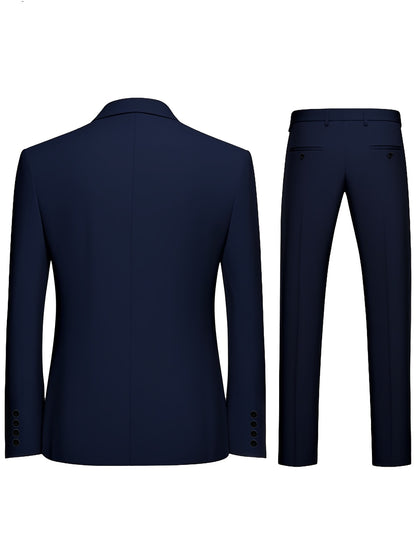 Men's Wedding Party Two-Piece Suit, Including Jacket and Pants