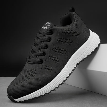 Women'S Casual Sports Shoes, Breathable And Lightweight Running Shoes, Flat Trendy Sneakers for Leisure.