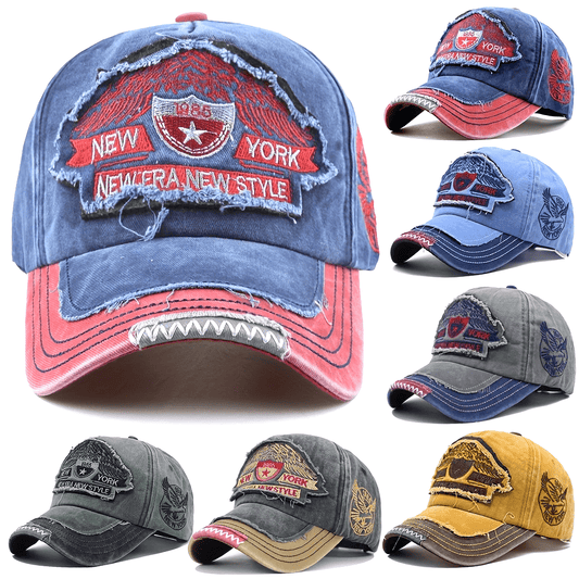 Xlamulu Vintage 1985 Նյու Յորքի ոճի բեյսբոլի գլխարկ - Snapback՝ կպչուն ժապավեններով, թեթև և ձեռքով լվացվող, հասանելի է բազմաթիվ գույներով, բեյսբոլի գլխարկ