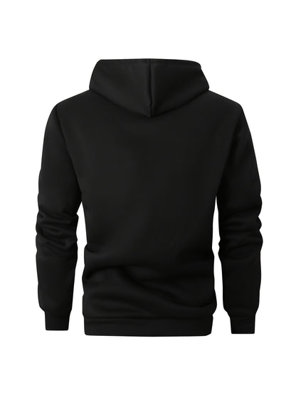 Autumn and Winter Zip-Up Jacket Set with Fleece Hooded Jacket and Button Front